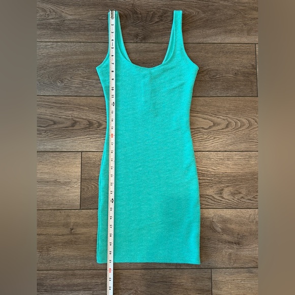 Bershka Turquoise Knit Tank Dress - Picture 11 of 16